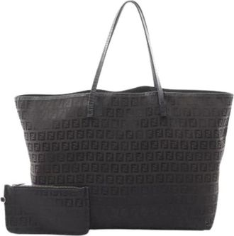 Fendi Pre-owned Tote Bags, female, Black, Size: ONE SIZE Pre-owned Vintage Tote Bag
