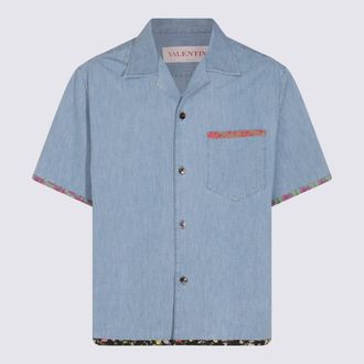Valentino Garavani Light Blue Cotton Shirt