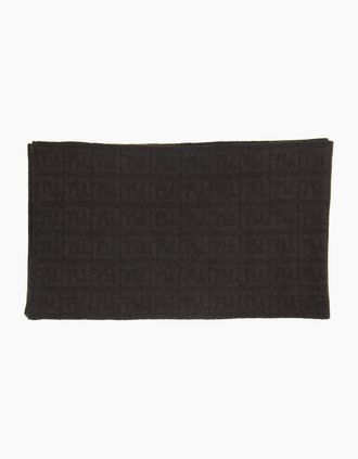 Fendi Mens Fendi Subtle Ff Logo Scarf Moro/moro - Size: OS