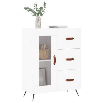 Berkfield Home Sideboard White 69.5x34x90 cm Engineered Wood