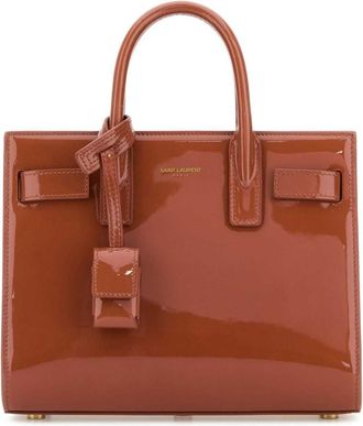 Saint Laurent Brown Nano Sac De Jour Handbag