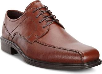 Ecco Mens Johannesburg Tie Oxford Shoes In Cognac