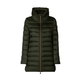 Save The Duck Lydia Puffer Coat - Dames - Jassen - Groen - Maat: S Leer