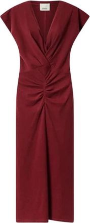 Isabel Marant Nadra Jurk - Dames - Casual kleedjes - Rood - XS - Katoen - Kleedjes