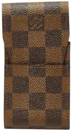 Louis Vuitton Pre-owned Accessories, female, Brown, Size: ONE SIZE Pre-owned Damier Cigarette Case