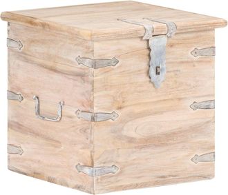 vidaXL Ba&uacute;l De Madera Maciza De Acacia 40x40x40 Cm Vidaxl