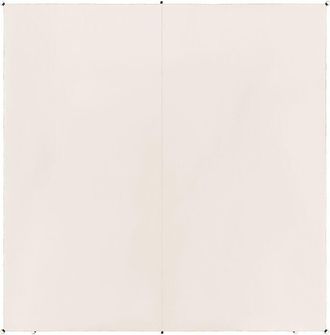 Beliani Beliani - Toldo vela cuadrado jardín patio aire libre sombra protector solar 3 x 3 m resistente agua rayos uv blanco crema Lukka