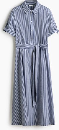 H&M Blusenkleid mit Kurzarm - Blue