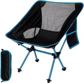 Trade Shop Trade Shop - Silla Plegable Para Acampar Con Bolsa De Playa Port&aacute;til Pesca Picnic Garden