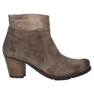 Mephisto Nubuck Enkellaars voor dames - Taupe - Dames - Cowboylaarzen - Grijs - 36 EU - Schoenen