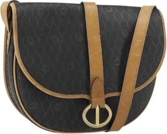 Dior Pre-owned Cross Body Bags, female, Black, Size: ONE SIZE Pre-owned Vintage Shoulder Bag