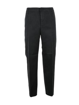 Dondup Black James Straight-Leg Corduroy Trousers