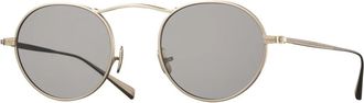 Eyevan 7285 Safari-E Zonnebril - unisex - Zonnebrillen - Geel - 46 MM - Accessoires