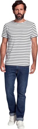 Armor Lux Armor Lux Mens Hoedic T-Shirt, Multicolour (Blanc/Navire 400), XX-Large (Size: 2XL)