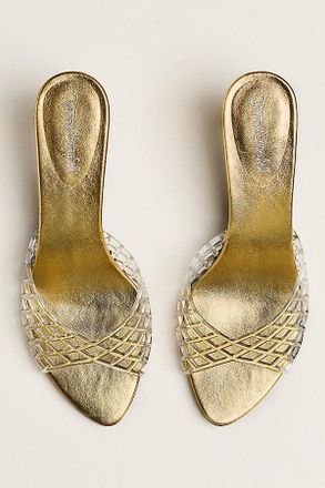 Jeffrey Campbell Seablue Heeled Jelly Sandals