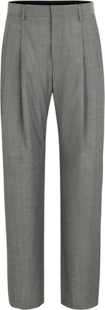 HUGO BOSS Heren Getailleerde Broek (Zwart)