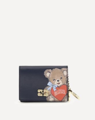 Ganni Bear print Card Holder Female UNI
