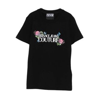 Versace Jeans Couture Mujer, Camisetas, Negro, Talla: XL