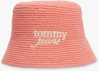 Tommy Hilfiger Womens Tommy Jeans Crochet Bucket Hat - Pink