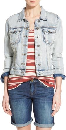 Kut from the Kloth Helena Denim Jacket in Sweet at Nordstrom, Size Xx-Small