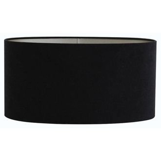 Light & Living Paralume - Velours - nero - tessile - E27 - - Light&living