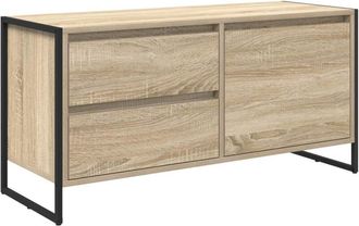 vidaXL Gabinete De Tv Sonoma 100 X 36 X 49.5 Cm Madera Contrachapada Vidaxl