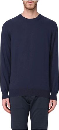 Fay Trui - Heren - Ronde hals truien - Blauw - 2XL - Truien & Vesten