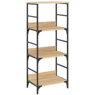 vidaXL Estanter&iacute;a De Madera Ingenier&iacute;a Roble Sonoma 50x33x117,5 Cm Vidaxl