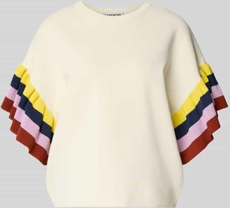 Essentiel Boxy Fit Pullover aus Viskose-Mix Modell JANUARY in Offwhite, Gr&ouml;&szlig;e XL