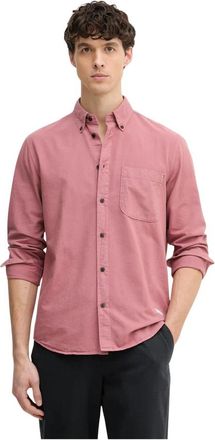 Marc O'Polo Casual Shirts - Heren - Casual Overhemden - Rood - M - Overhemden