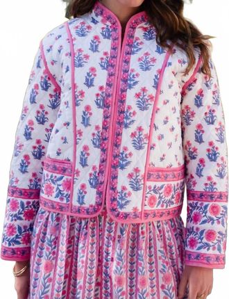 PINK CITY PRINTS Josie Jacket In Jaipur Mix