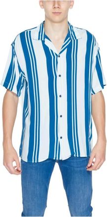 Jack & Jones Hombre, Camisas, Azul, Talla: M