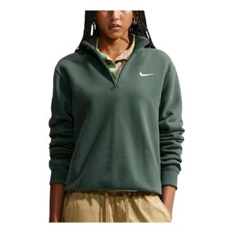Nike (WMNS) Nike Studio Fleece Medium Weight 1/4-Zip Top Camo Green Sail IV4886-303