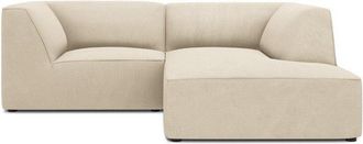 BLOOMINGLOFT 3-Sitzer Ecksofa Sao 186 x 180 cm, mit Cordbezug - Eckteil rechts