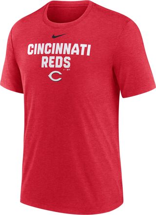 Nike Cincinnati Reds Stacked Nike Mens MLB T-Shirt in Red | NJFDEX48RED-NKP