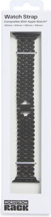 Nordstrom Rack Honeycomb Apple Watch Watchband in Black at Nordstrom Rack