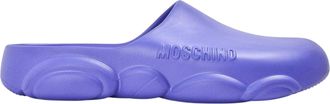 Moschino Platte slippers voor heren (Paars)