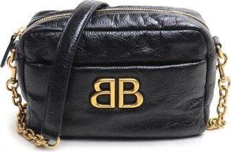 Balenciaga Pre-owned Cross Body Bags, female, Black, Size: ONE SIZE Pre-owned Vintage Cross Body Bag