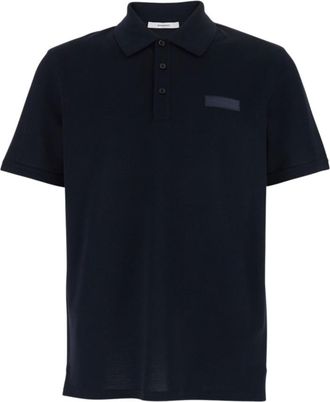 Givenchy Navy Blue Logo Polo