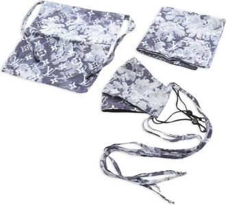 Louis Vuitton Monogram Tapestry driedelig accessoireset - Blauw