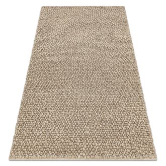 RugsX Rugsx - Alfombra De Lana Tahar 99005c Beige - Tejida A Mano Bucle, Uniforme Beige 120x180 Cm