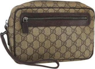 Gucci Pre-owned Clutches, female, Beige, Size: ONE SIZE Pre-owned Plastic Clutch