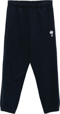Chocoolate Pantaloni con ricamo - Blu