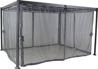 Hesperide Hesperide - Mosquitera Para Cenador Belize Gris - Para Belize Con Lamas 3 X 38 M (4 Mosquiteras) - Hesp&eacute;ride