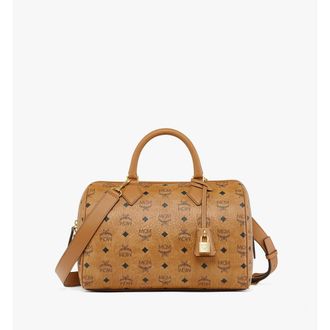 MCM Ella Boston Bag in Visetos