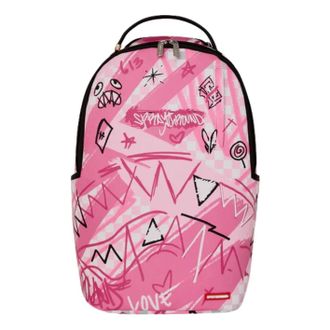 Sprayground Broken Hearts Club Backpack Pink B8672