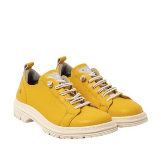 Art Unisexs 1897 Birmingham Sneaker, Nappa Yellow, 11.5 UK