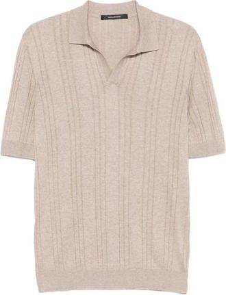 Tagliatore Darnel Polo - Heren - Polos - Beige - XL - Tops