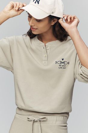 Anthropologie All Time Favorite Del Mar Henley Top