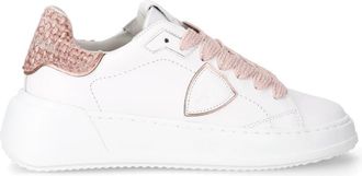 Philippe Model Sneakers Tres Temple Tennis - Dames - Sneakers - Wit - 36 EU - Schoenen